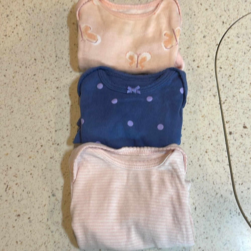 Short sleeve set of 3 Simple Joys onesies